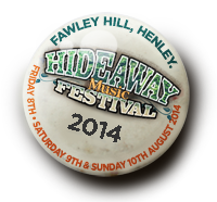 Hideaway Festival Button badge